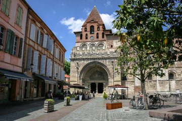 Views from the town of Moissac, France