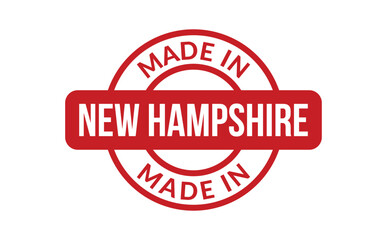 Made In New Hampshire Rubber Stamp