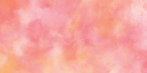 Pink metallic background with shine texture. abstract watercolor background. pink and yellow shades grunge watercolor background. abstract pastel colors of the background for text input.