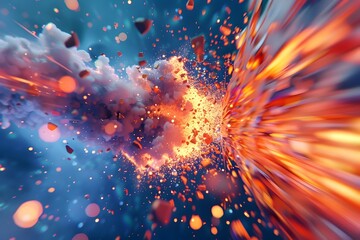 Shockwave Explosion: A Dynamic 3D of a World's Powerful Detonation