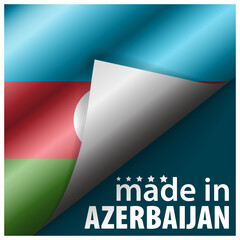 Made in Azerbaijan graphic and label.