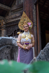 Obraz premium The Thai Songkran Goddess of the year 2024 is named 