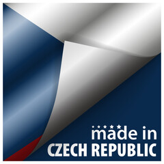 Made in CzechRepublic graphic and label.