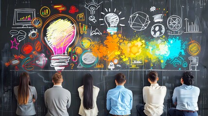 An infographic showcasing the key pillars of successful business development: market analysis, customer acquisition, and strategic partnerships.