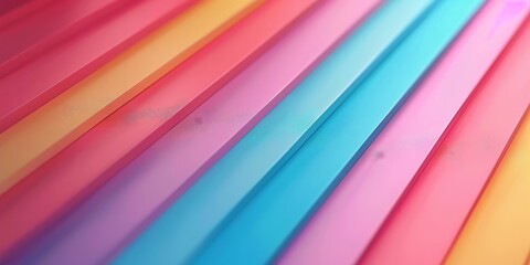Fototapeta premium Basic diagonal lines with a soft pastel gradient.