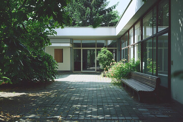 Bauhaus Inspired Villa Structure