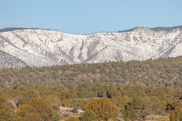 snowy mountains in Arizona this past Feburary