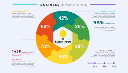  Business infographic   template  presentation  process  marketing  layout  information  infographic  illustration  icon  graphic  flat  element  design  business  chart  web  vector