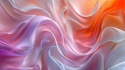 Fototapeta premium multicolored abstract background of a fabric moved by the wind in light colors