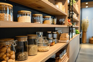 Interior of a home storage area