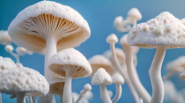 white mushroom, white fungus