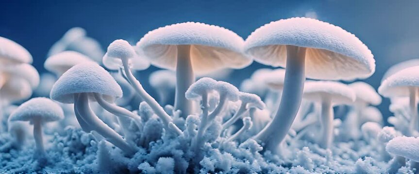 white mushroom, white fungus