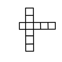 crossword flat icon