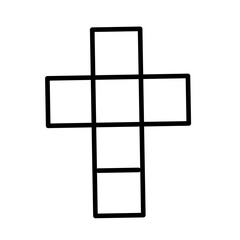 crossword flat icon