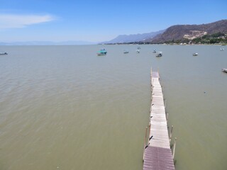 pier on the lake of Chapala, Mexico