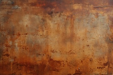Textured Rusty sheet background. Damaged rough metal orange texture. Generate ai