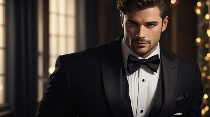 Man in a tuxedo