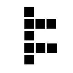 crossword glyph icon illustration vector