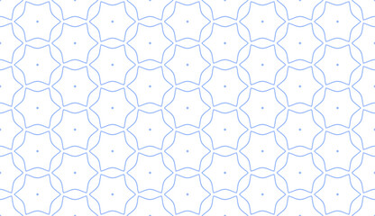 Seamless Geometric Pattern. Abstract Light Blue Texture.  - 779904903