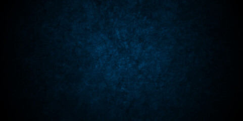 Dark and light blue wall grunge backdrop texture. watercolor painted mottled blue background, modern colorful concrete dirty smooth ink textures on black paper background.
