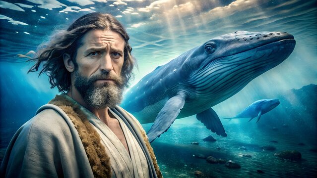 Biblical Illustration: Jonah's Sanctuary within the Whale