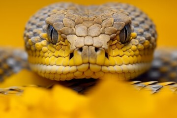 Colorful snake python cobra viper forest hiding waiting for prey rainforest jungle untouched nature predator venomous venom dangerous wildlife poisonous animal skin tail creepy african exotic species