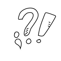 Puzzle and riddles ouline Vector