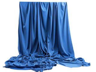 HD Blue Stage Curtain