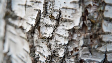 Fototapeta premium birch bark close-up texture background 