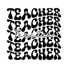 Teacher wave design, teacher day, teacher svg, teacher