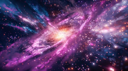 galaxy purple planet explosion most attractive fluorescent