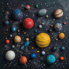 pattern of planets and stars