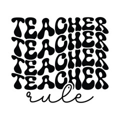 Teacher rule svg, Teacher rule wave design, teacher day svg, teacher, teacher day