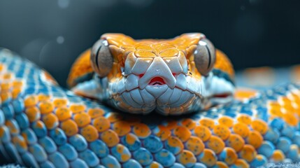 Obraz premium snake background graphics