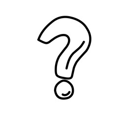 Hand drawn Puzzle and riddles outline