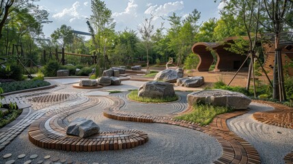 Outdoor playground design photos