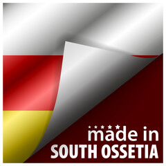 Made in South Ossetia graphic and label.