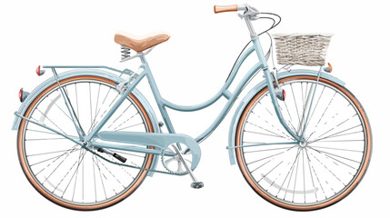 Rendering of a bicycle on a isolated background 