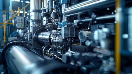 Fototapeta premium A versatile machine designed to simplify complex tasks in the industrial sector