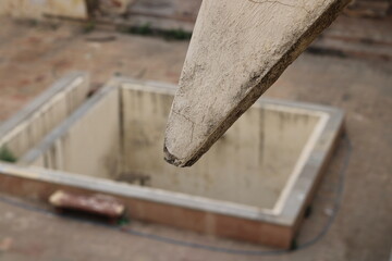 Many arches inside Rajasthani Fort, India