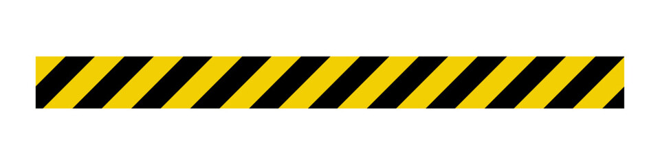 Caution construction police tape vector design
