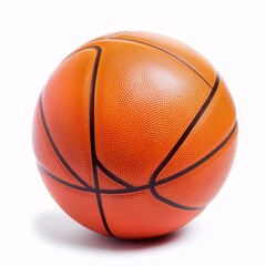 a close up of a basketball