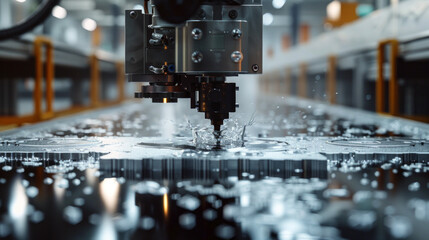 An automated cutting system that uses computer-controlled technology to provide precision cuts on various materials