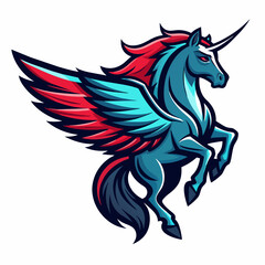 majestic-horse-with-open-wings---vector-logo