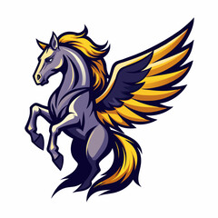 majestic-horse-with-open-wings---vector-logo