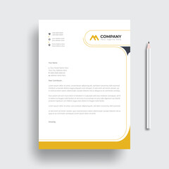 Modern Creative & Clean business style letterhead bundle of your corporate project design.set to print with vector & illustration. corporate letterhead 