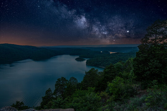 Milky Way Over Raystown Lake PA
