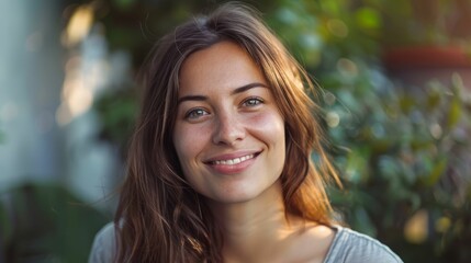 Fototapeta premium Portrait of positive too