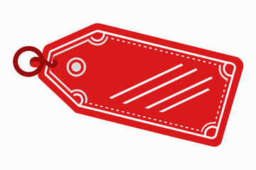 Laser cut price tag label black silhouette vector design.