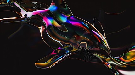 dark liquid abstraction	